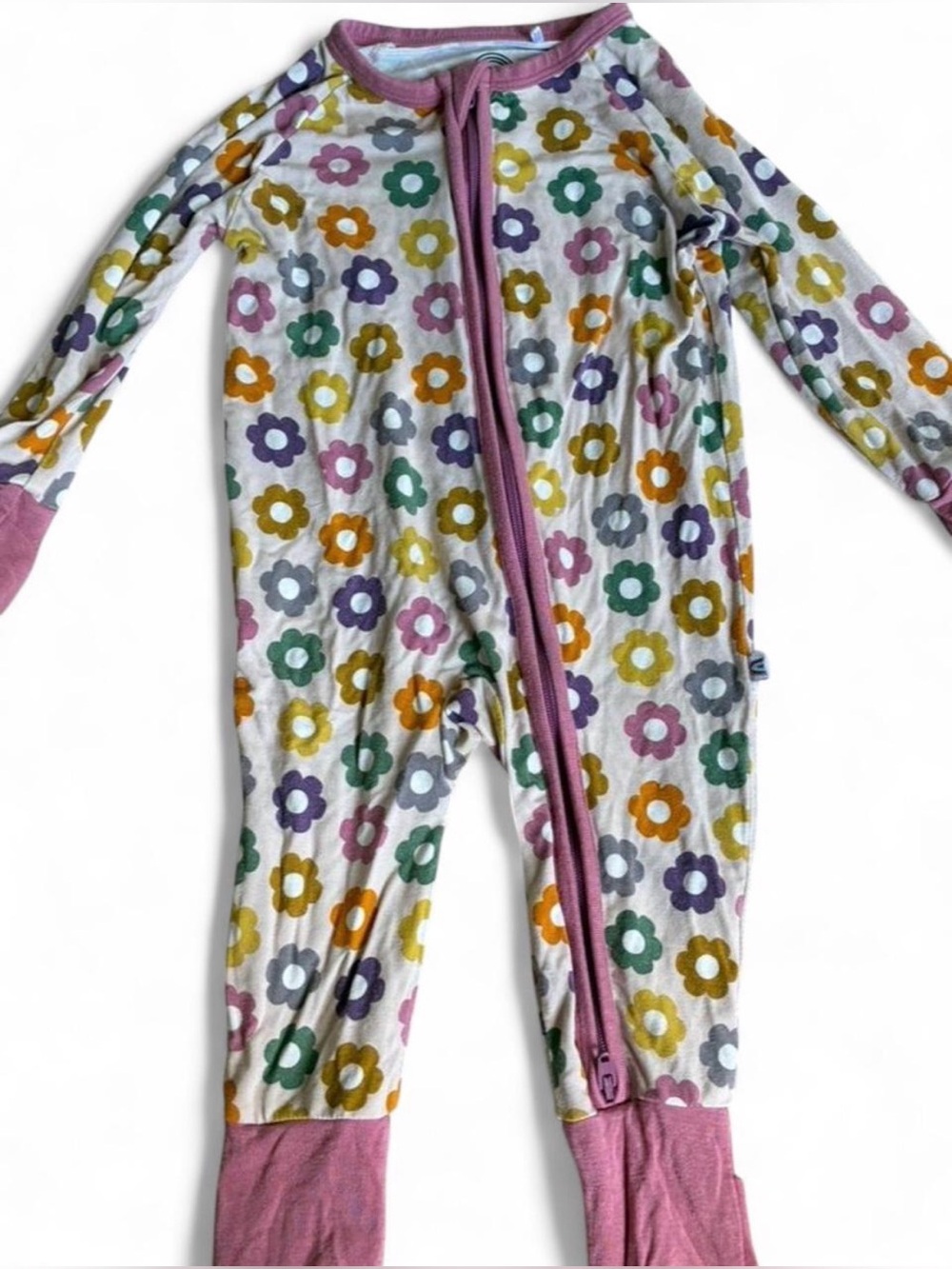 Bamboo Pajamas Floral 3-6 month